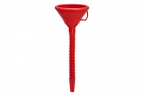Funnel S19, oval, red 19x12.5 cm, height 38 cm
