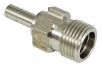 Water connection brass nickel-plated