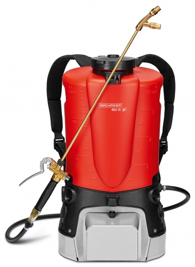 Backpack Sprayer REX 15 - an exhaust gas-free alternative to high-pressure motorised and petrol engine backpack sprayers