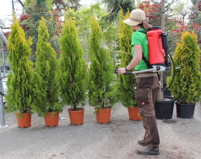 Neueste Generation des Rückensprühgerätes Iris 15
