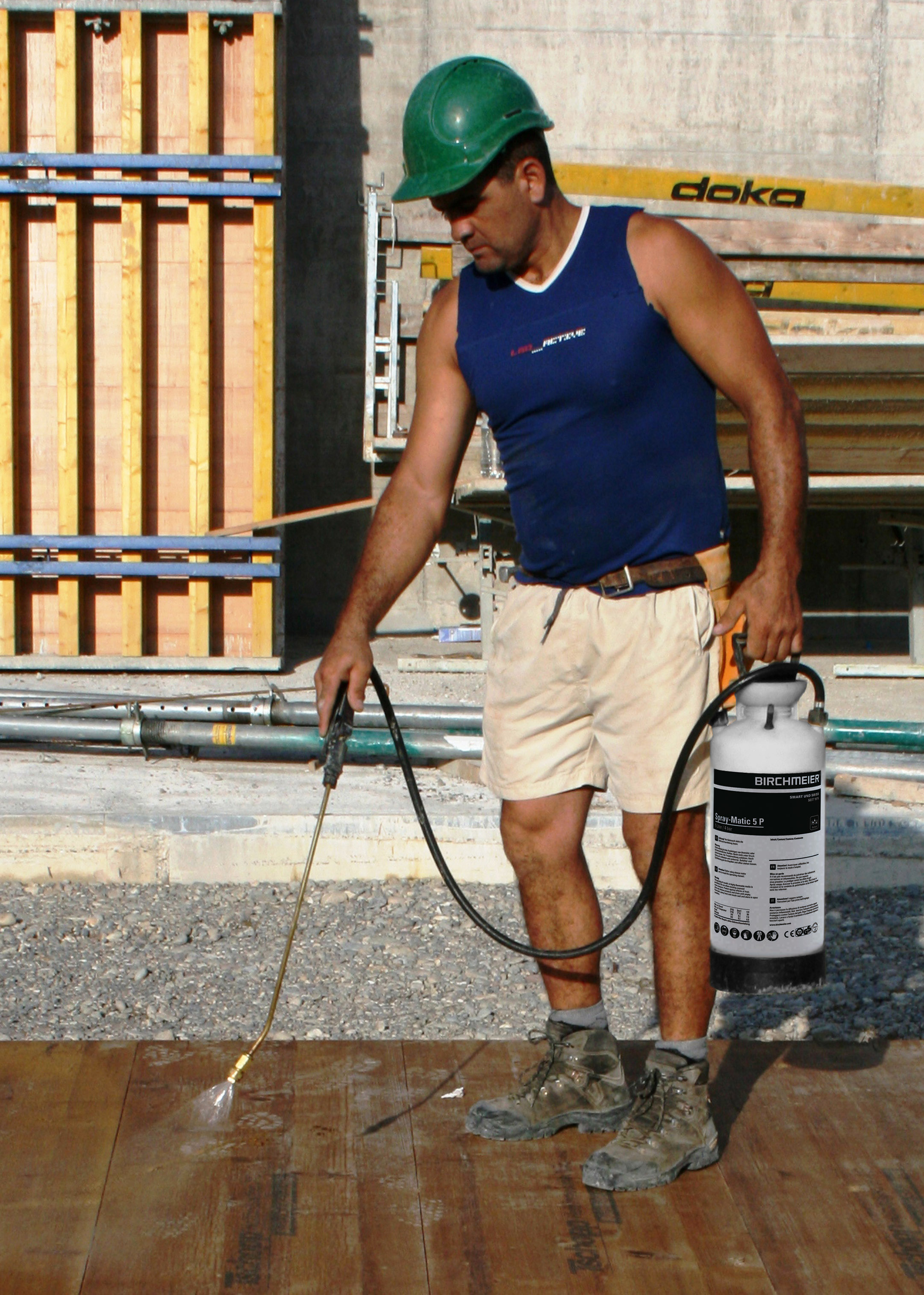 5 Liter Sprühgerät Spray-Matic 5 P mit Viton-Dichtung von Birchmeier für Schalöl, Schalungen, Baustelle