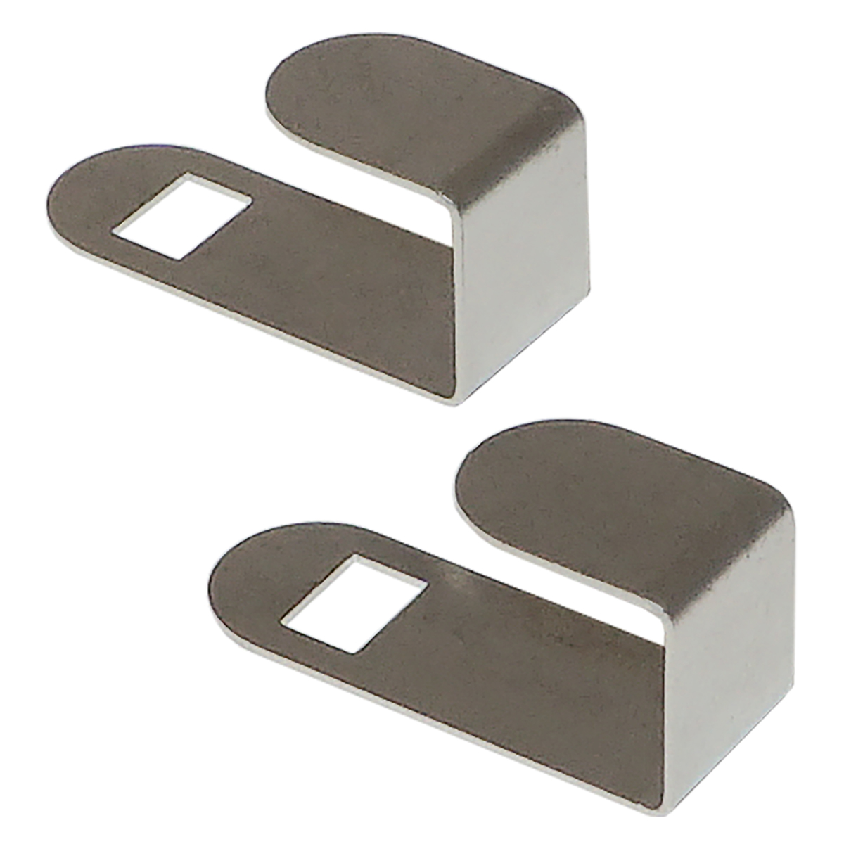 Clip Métallique Mignon Petite Amie - Pince Réglable En Silicone Et Métal, Accessoire Coquin Fun Et Sexy En Argent